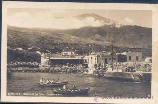 Cartoline: TENERIFE.- PUERTO DE LA CRUZ.-EMBARCADERO