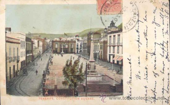 Postales: TENERIFE.- CONSTITUTION SQUARE - Foto 1