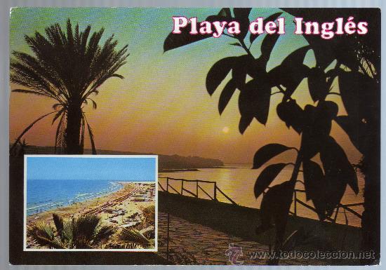 Postales: TARJETA POSTAL - PLAYA DEL INGL&Eacute;S - GRAN CANARIA.