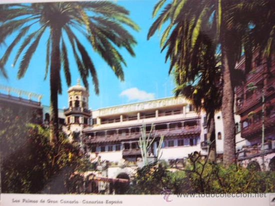 Postais: LAS PALMAS.  N&ordm; GC0002.   IBER CROMO.  HOTEL SANTA CATALINA.