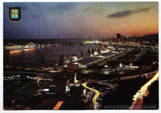 Postales: santa cruz de tenerife - vista nocturna del puerto -n&ordm; 40 -ed esc. oro -sin circular -a&ntilde;o 1974 nueva
