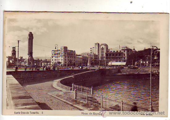 Postales: santa cruz de tenerife - plaza de espa&ntilde;a.