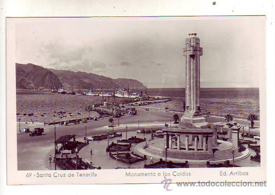 Postales: santa cruz de tenerife - monumentos a los caidos.