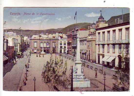 Postales: tenerife - plaza de la constitucion. - Foto 1
