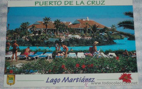 Postales: puerto de la cruz lago martianez