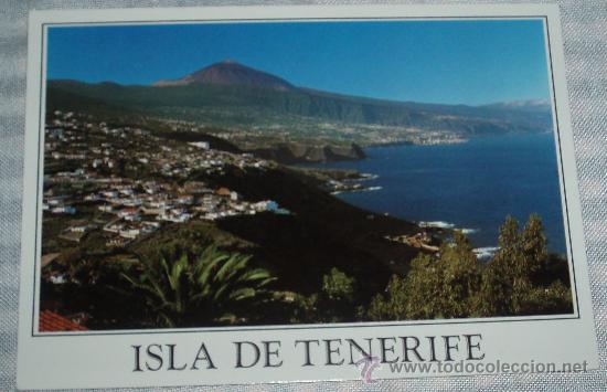 Postales: isla de tenerife vista panoramica con el teide