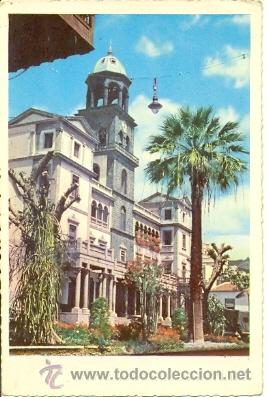 Postales: 7-esp200. Postal Santa Cruz de Tenerife. Parroquia y Plaza de San Francisco