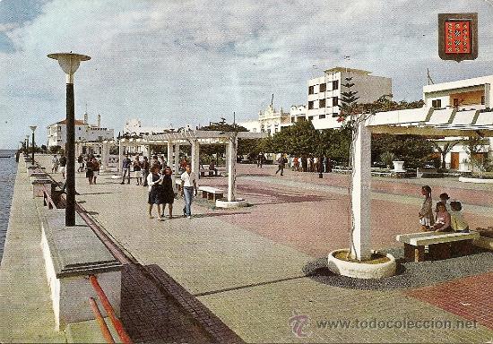 Postales: ARRECIFE (LANZAROTE) - PASEO MARITIMO (1968)