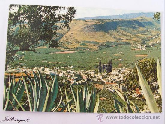 Postales: CIUDAD DE ARUCAS, ISLA GRAN CANARIA. VISTA PARCIAL. N&deg; 513
