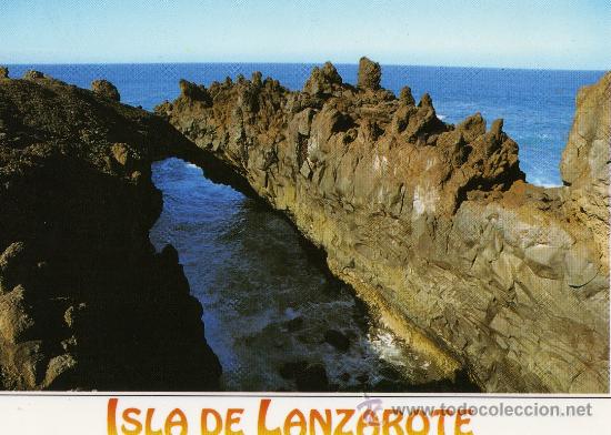 Postales: ISLA DE LANZAROTE EL GOLFO SIN CIRCULAR - Foto 1