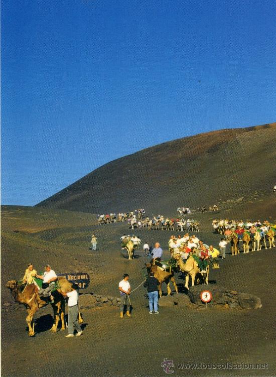 Postales: MONTA&Ntilde;AS DEL FUEGO TIMANFAYA LANZAROTE EDICIONES FOTOGR&Aacute;FICAS SIN CIRCULAR