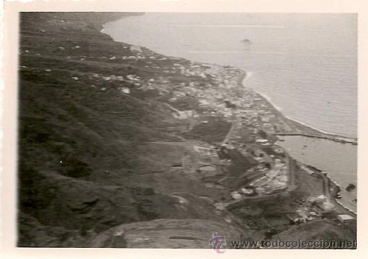 Postales: FOTOGRAFIA vista aerea SANTA CRUZ DE LA PALMA, A&Ntilde;OS 50