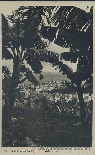 Postales: POSTAL DE CANARIAS SANTA CRUZ DE TENERIFE VISTA PARCIAL N&ordm; 33   P-CAN-176