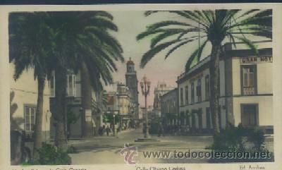 Postales: POSTAL DE LAS PALMAS DE GRAN CANARIA CALLE OBISPO CODINA N&ordm; 88  P-CAN-177