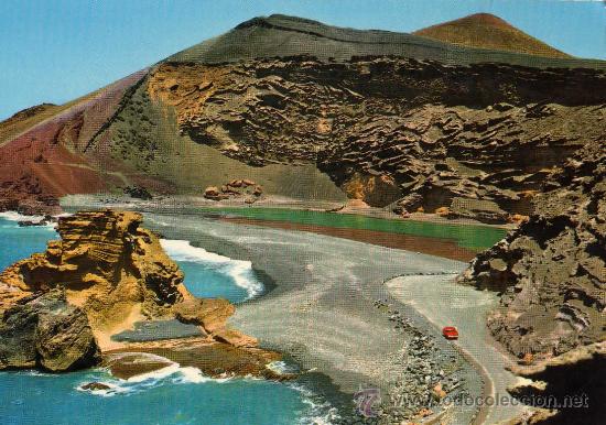 Postales: EL GOLFO CON SU LAGO DE AGUAS VERDE NUEVA SIN CIRCULAR