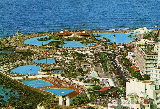 Postales: PUERTO DE LA CRUZ N&ordm; 79 PISCINAS Y LAGO ARTIFICIAL ED. ANIBARRO NUEVA SIN CIRCULAR