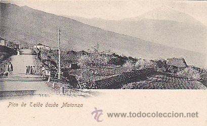 Postales: POSTAL PICO DE TEIDE DESDE MATANZA - Foto 1