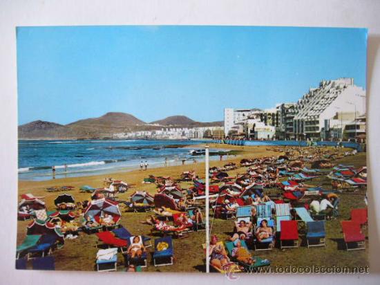Postales: GRAN CANARIA. GLOBAL TRADERS. ESCRITA Y CIRCULADA - Foto 1