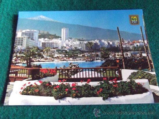 Postales: TENERIFE-E9-PUERTO DE LA CRUZ-SIN CIRCULAR-NO ESCRITA-VISTA PARCIAL DESDE EL LAGO MARTIANEZ