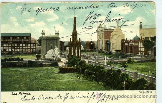 Postales: POSTAL LAS PALMAS CEMENTERIO - Foto 1