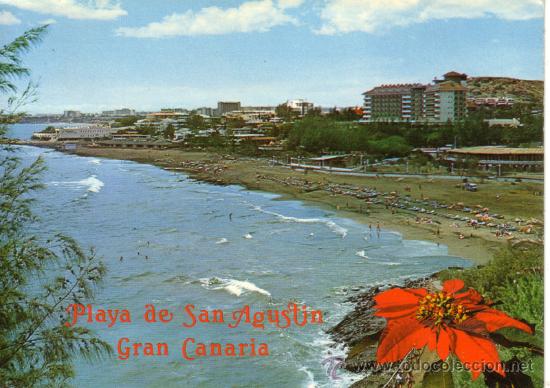 Postales: N&ordm; 10339 PLAYA DE SAN AGUSTIN GRAN CANARIA