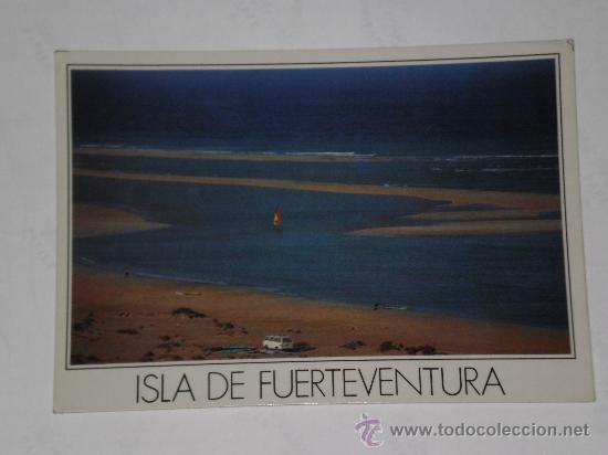 Postales: POSTAL ISLA DE FUERTEVENTURA , ( ISLAS CANARIAS , 414 ) DEL A&Ntilde;O 1986 . USADA .