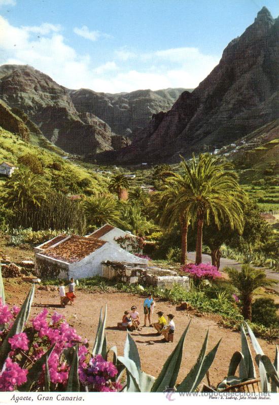 Postales: N&ordm; 10796 AGAETE GRAN CANARIA