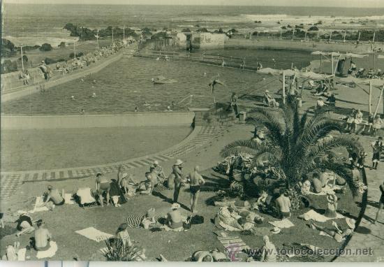 Postales: PUERTO DE LA CRUZ. PISCINA SAN TELMO. HACIA 1950.