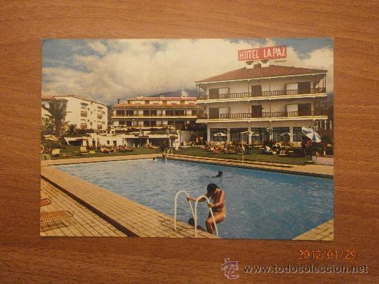 Postales: POSTAL HOTEL LA PAZ PUERTO DE LA CRUZ (TENERIFE) CIRCULADA