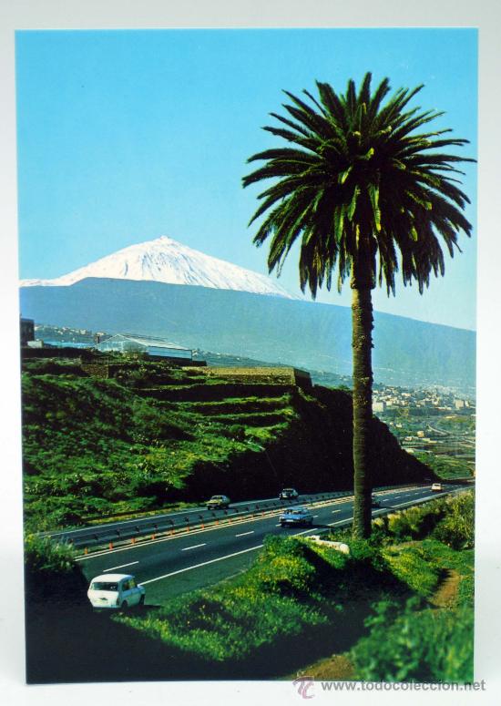 Postales: Postal Puerto de la Cruz Vista con Teide Ed Anibarro a&ntilde;os 70 sin circular