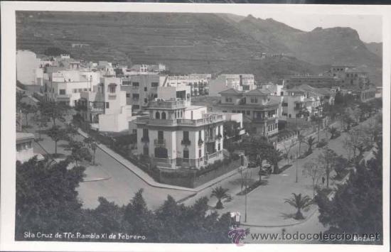 Postales: SANTA CRUZ DE TENERIFE-.RAMBLA XI DE FEBRERO- FOTO BAENA