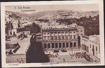 Postales: POSTAL LAS PALMAS AYUTAMIENTO - Foto 1