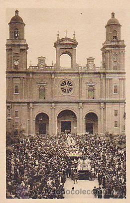 Postales: POSTAL LAS PALMAS CATEDRAL - Foto 1