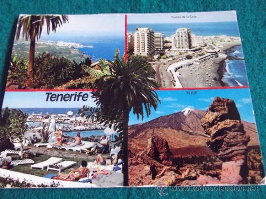 Postales: TENERIFE-GC1- ESCRITA-PUERTO DE LA CRUZ