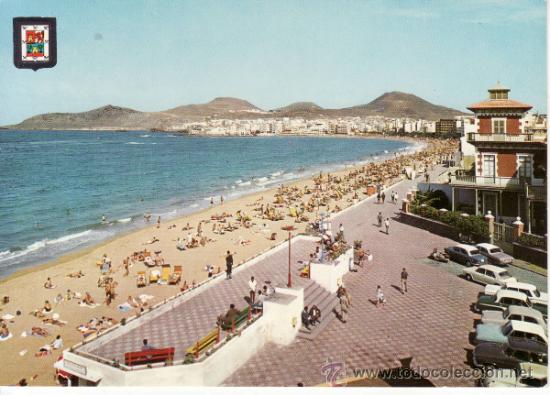 Postales: POSTALES. ISLAS CANARIAS.PLAYA DE LAS CANTERAS. LAS PALMAS DE GRAN CANARIA. RASTRILLO PORTOBELLO