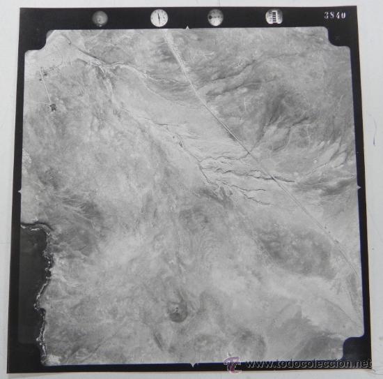 Postales: ANTIGUA FOTOGRAFIA AEREA DE LANZAROTE, FOTO DE LA COMPA&Ntilde;IA ESPA&Ntilde;OLA DE TRABAJOS FOTOMETRICOS AEREOS