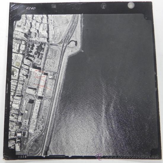 Postales: ANTIGUA FOTOGRAFIA AEREA DE LANZAROTE, FOTO DE LA COMPA&Ntilde;IA ESPA&Ntilde;OLA DE TRABAJOS FOTOMETRICOS AEREOS