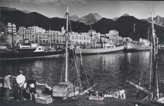 Postales: SANTA CRUZ DE TENERIFE.- PUERTO, MUELLE DE PESCADORES