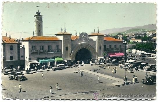 Postales: 0716C - SANTA CRUZ DE TENERIFE - MERCADO DE NUESTRA SE&Ntilde;ORA DE AFRICA- FOTO POSTAL EDIC L. MONTA&Ntilde;ES