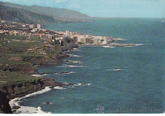 Postales: VISTA AEREA DE LA COSTA NORTE. PUERTO DE LA CRUZ. SANTA CRUZ DE TENERIFE. RASTRILLO PORTOBELLO
