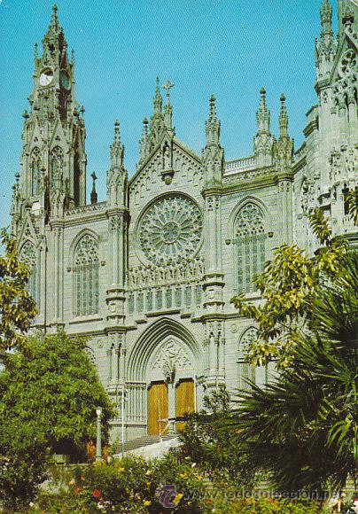 Postales: Arucas, la catedral, editor: Perla n&ordm; 2835 - Foto 1