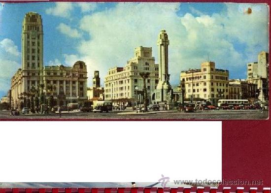 Postales: POSTAL color SANTA CRUZ DE TENERIFE, plaza de Jose Antonio   24x 10 cm