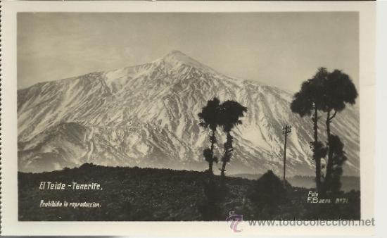 Postales: TENERIFE EL TEIDE SIN ESCRIBIR - Foto 1