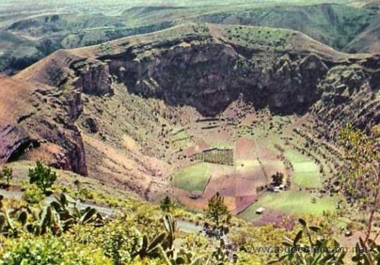 Postales: LAS PALMAS DE GRAN CANARIA CALDERA DE BANDAMA ESCRITA SIN CIRCULAR A&Ntilde;OS 60