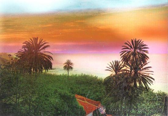 Postales: tenerife - puesta de sol / crepusculo - n&ordm; 2837 - ed. gasteiz - sin circular - a&ntilde;o 1970
