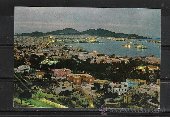 Postales: PUERTO DE LA LUZ, CIUDAD JARDIN DE NOCHE