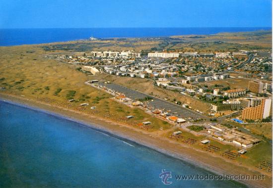 Postales: Playa del Ingl&eacute;s - Gran Canaria - Postal doble tama&ntilde;o