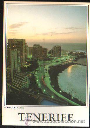 Postales: TARJETA POSTAL DE PUERTO DE LA CRUZ - VISTA NOCTURNA. T 43