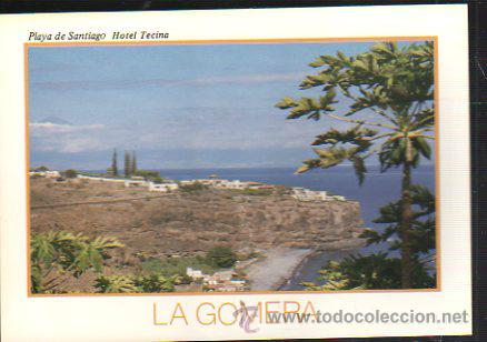 Cartes Postales: TARJETA POSTAL DE LA GOMERA - PLAYA DE SANTIAGO Y HOTEL TECINA. 38. SOL Y NIEVE EDICIONES