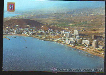 Postales: TARJETA POSTAL DE COSTA SUR - VISTA AEREA DE LOS CRISTIANOS Y PLAYA DE LAS AMERICAS. N&ordm; 38